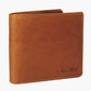 Calfnero Genuine Leather  Men's Wallet (9797-Camel)