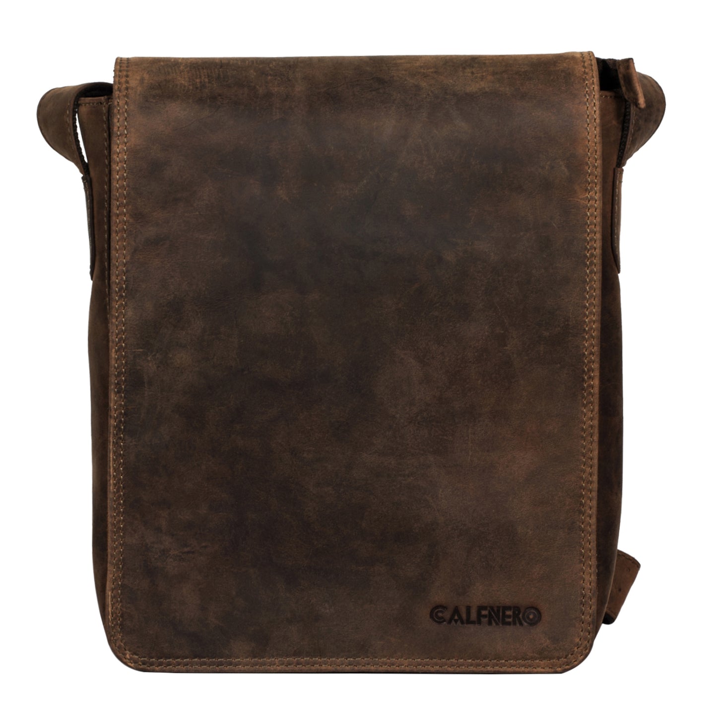 Calfnero Genuine Leather Men's Cross Body Bag (FR-24-Hunter)