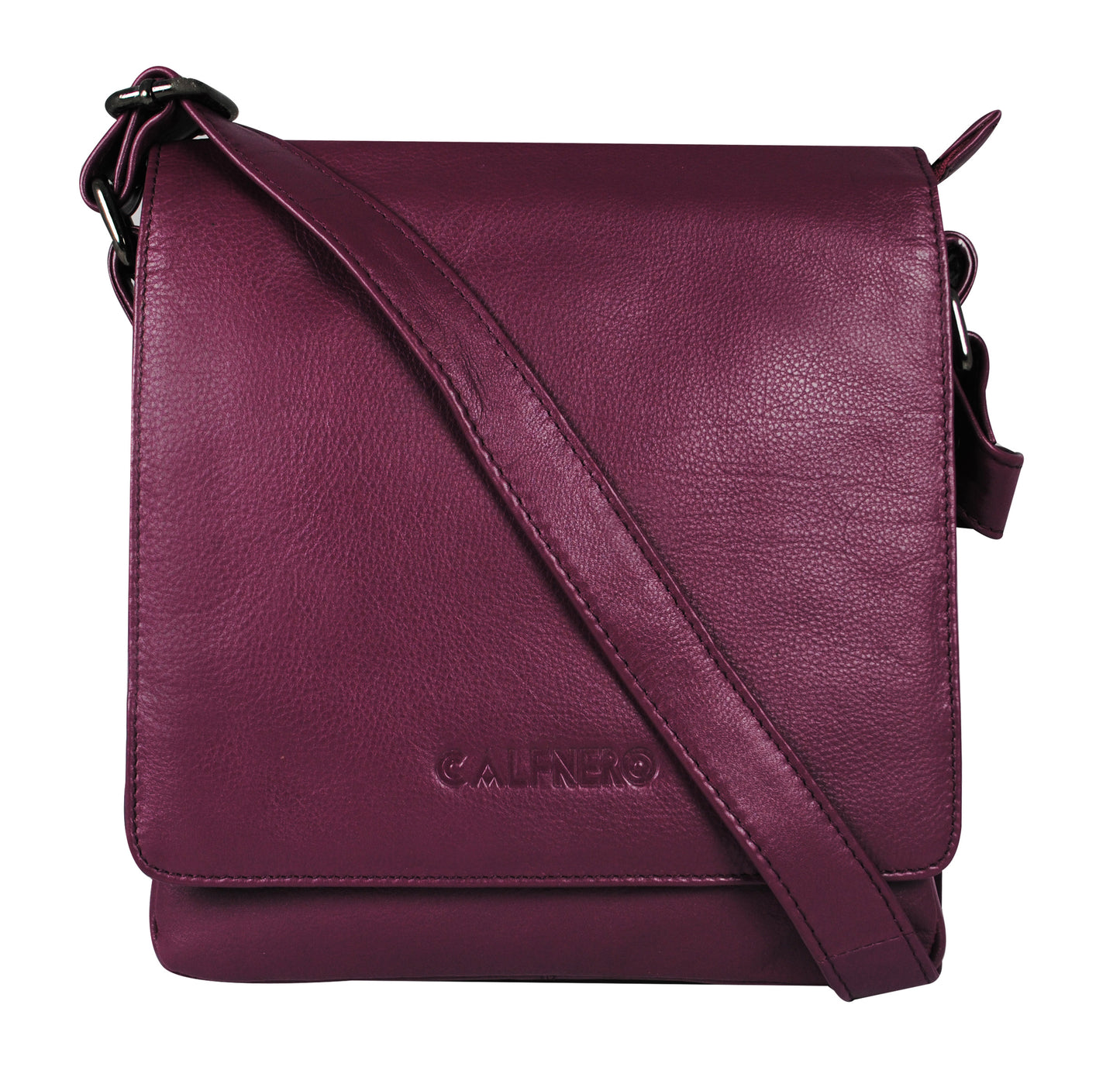 Calfnero Genuine Leather Women's Sling Bag (812-Brinjal)