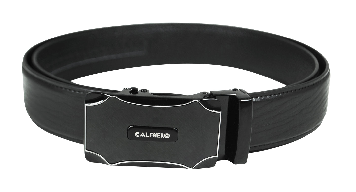 Calfnero Genuine Leather Men's Belt (CB-06-Black)