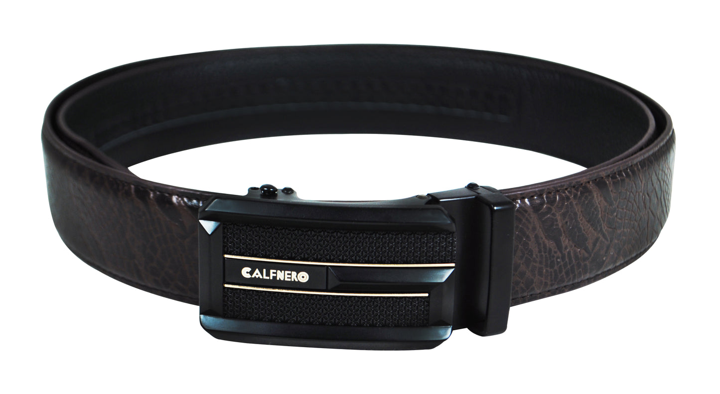 Calfnero Genuine Leather Men's Belt (CB-04-Brown)