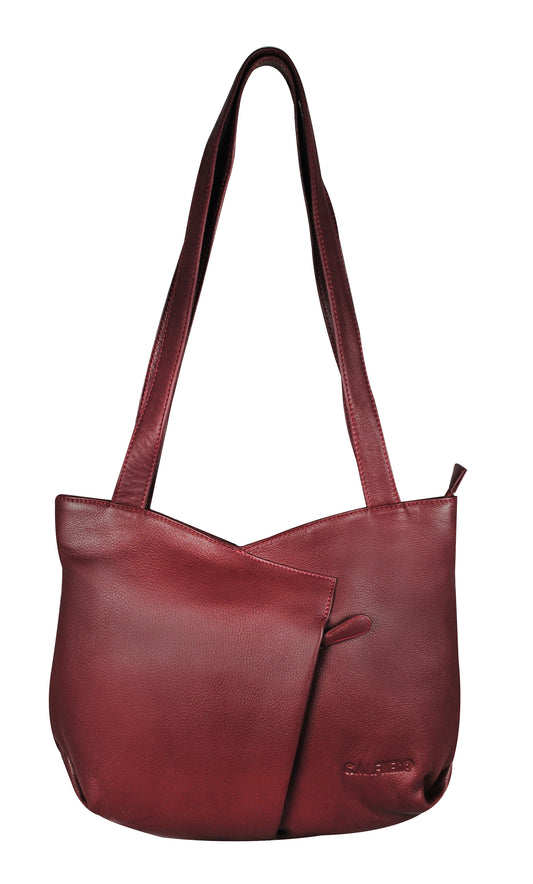 Calfnero Women's Genuine Leather Shoulder Bag (71080-Brodo)
