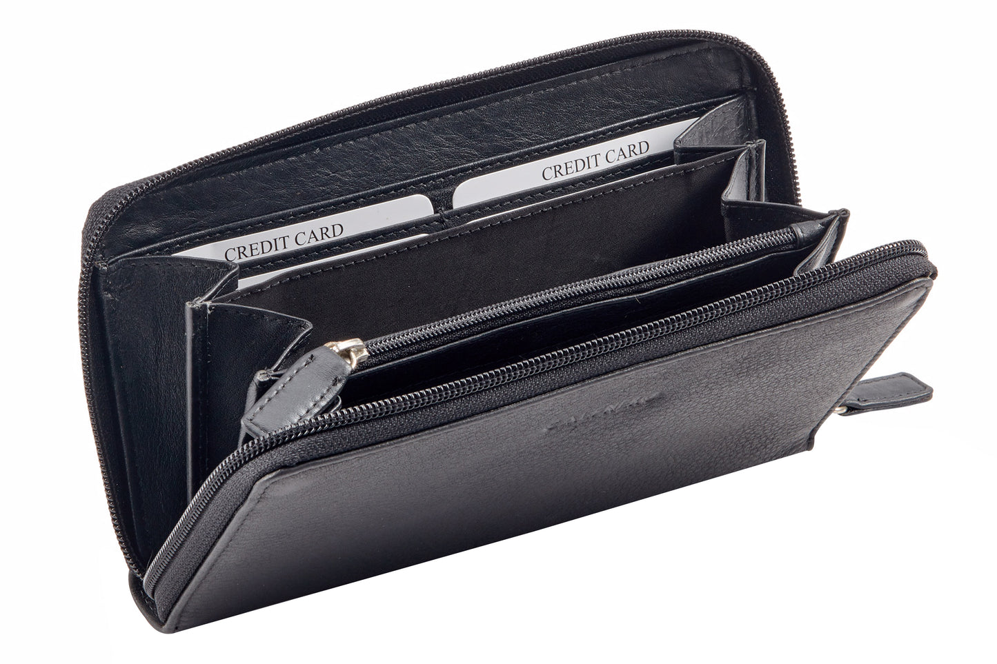 Calfnero Genuine Leather Women's Wallet (270312-black)