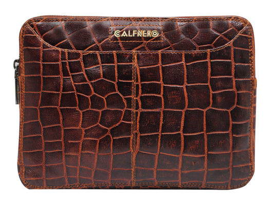 Calfnero Genuine Leather iPad Cover (IP-02-Cognac)