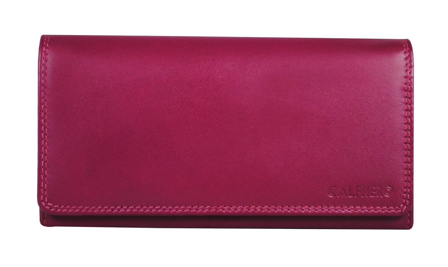 Calfnero Genuine Leather Women's Wallet (L-01-Pink)