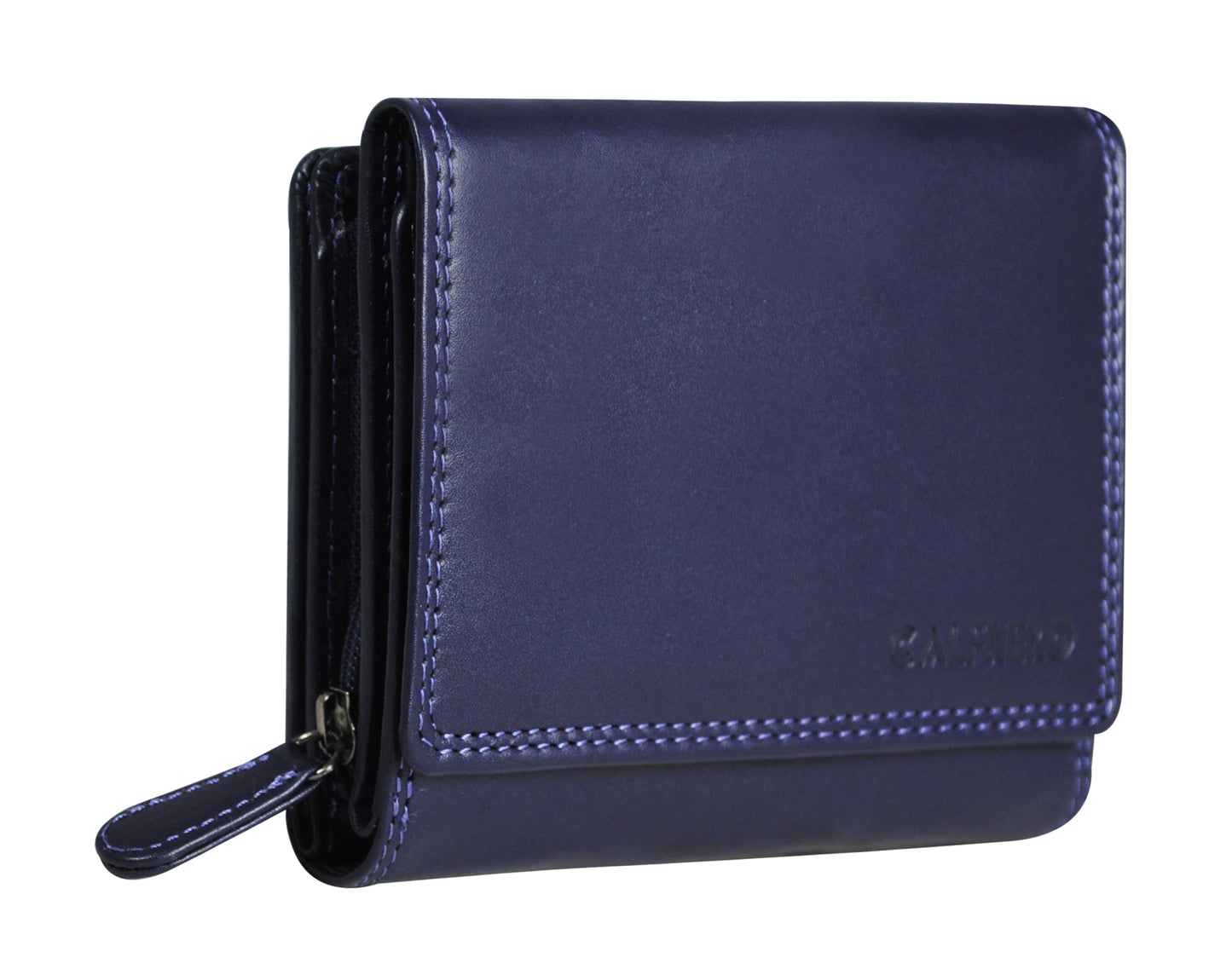 Calfnero Genuine Leather Women's Wallet (L-02-Purple)