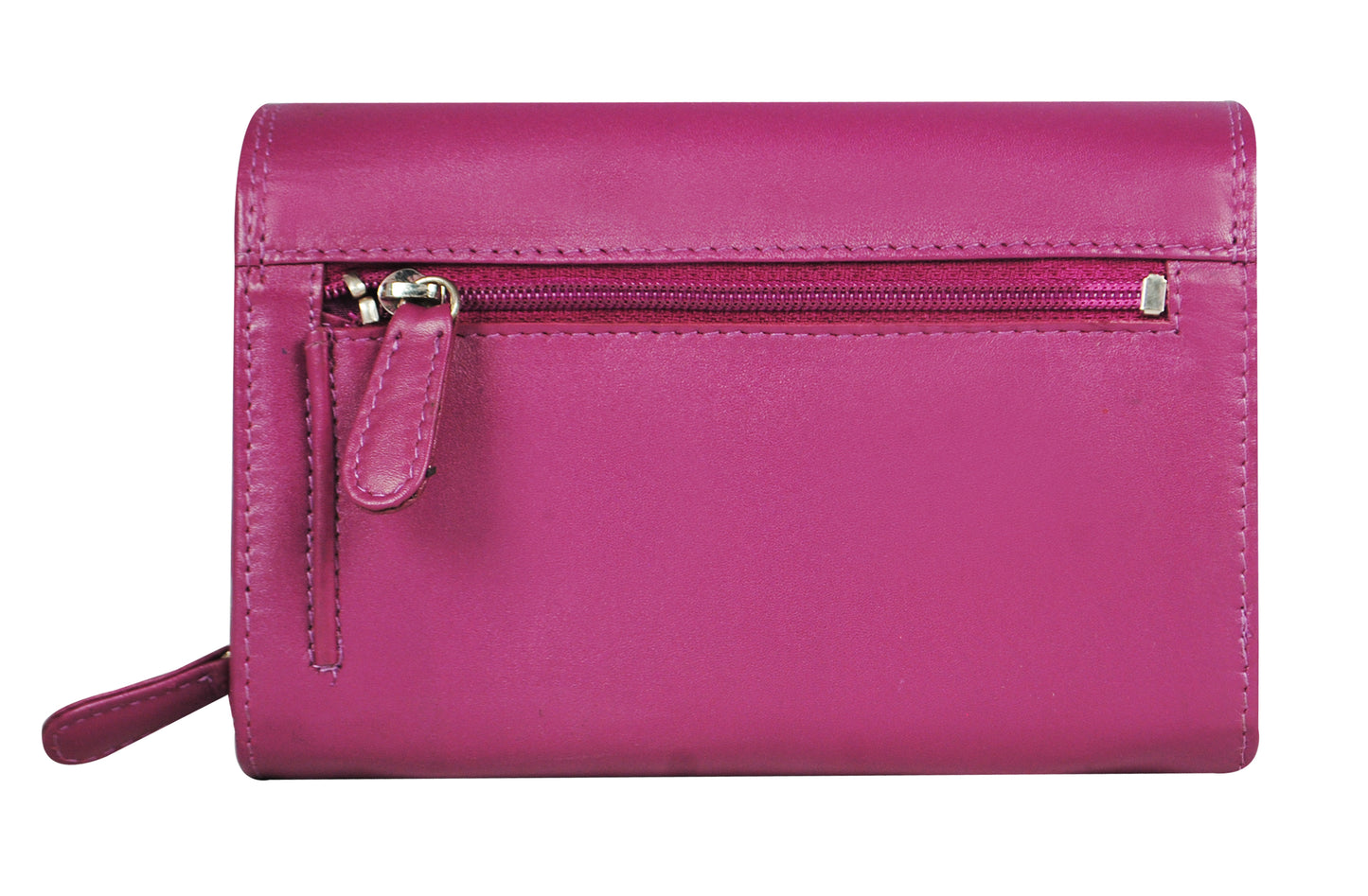 Calfnero Genuine Leather Women's Wallet (L-04-Pink)