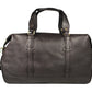 Calfnero Genuine Leather Travel Duffel Bag (LB-04-Brown)