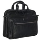 Calfnero Genuine Leather Men's Messenger Bag (N-102-Black)