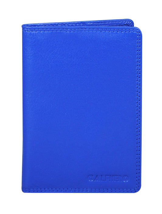 Calfnero Genuine Leather Passport Wallet-Passport Holder (P10-R-Blue)