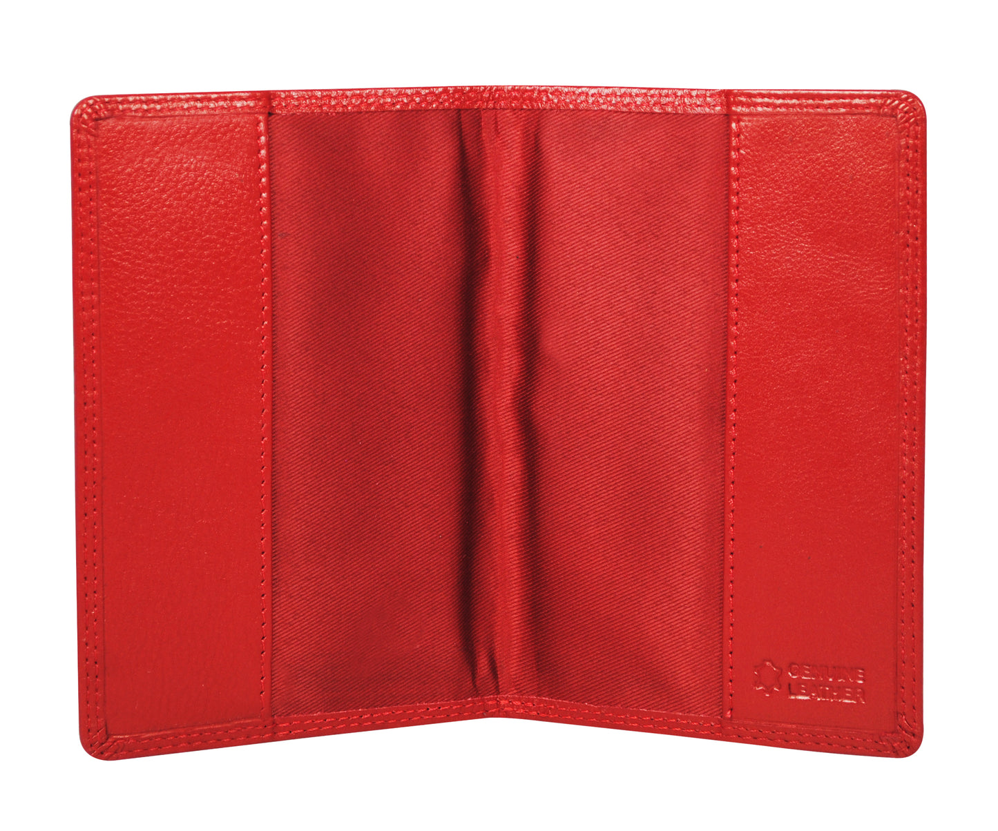 Calfnero Genuine Leather Passport Wallet-Passport Holder (P10-Red)