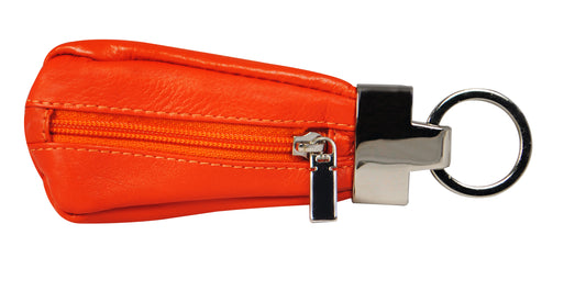 Calfnero Genuine Leather Key Ring (SA-01-Orange)