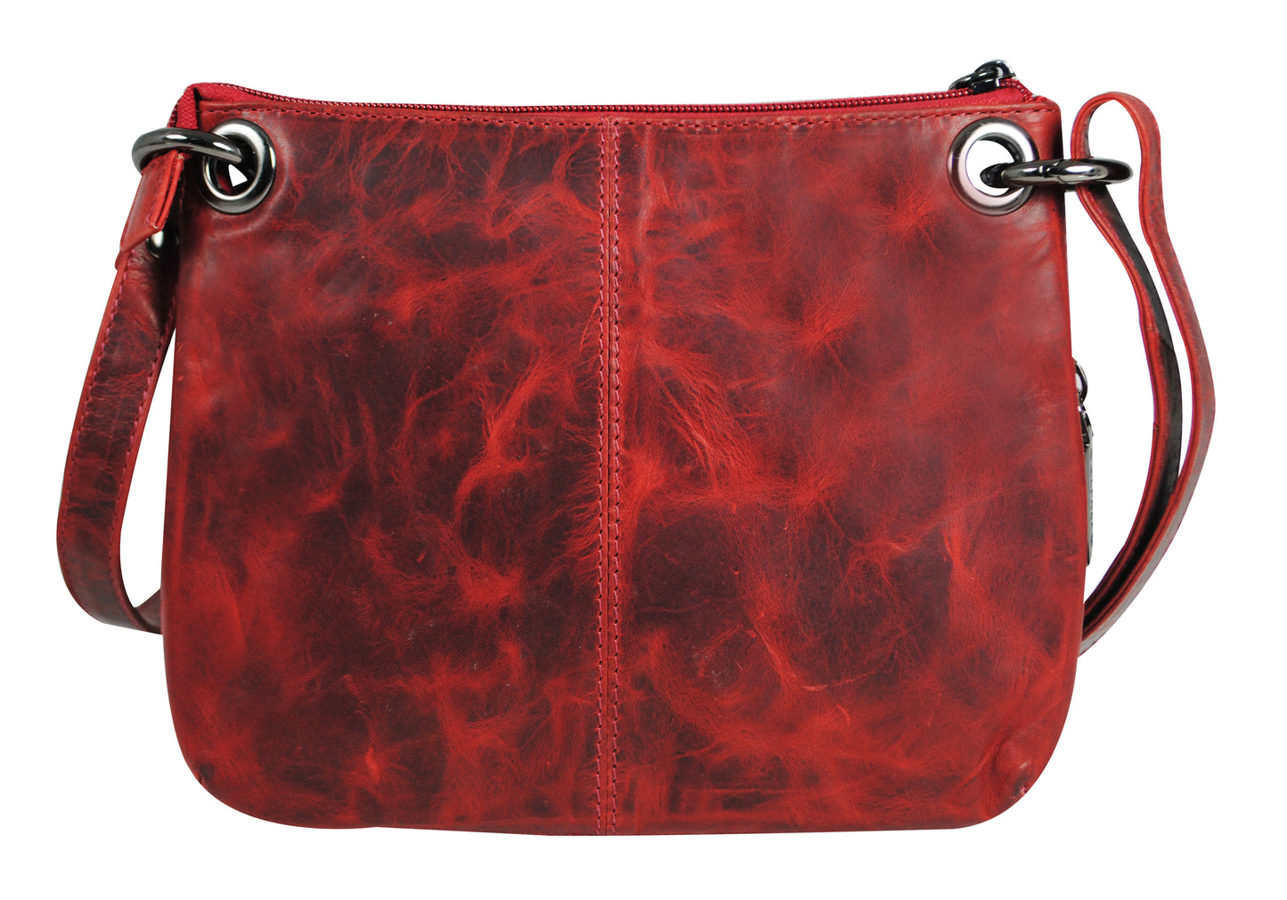 Calfnero Genuine Leather Women's Sling Bag (WS-04-Red)