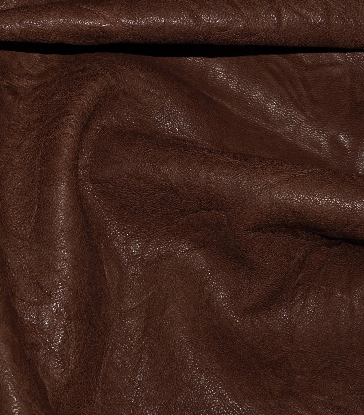 Dip washed leather texture close-up